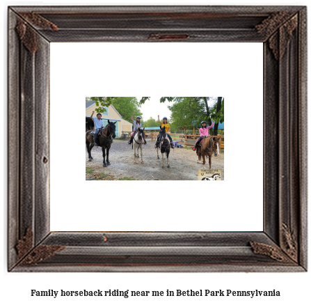 family horseback riding near me in Bethel Park, Pennsylvania